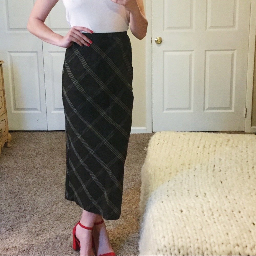90’s Vintage Plaid Skirt